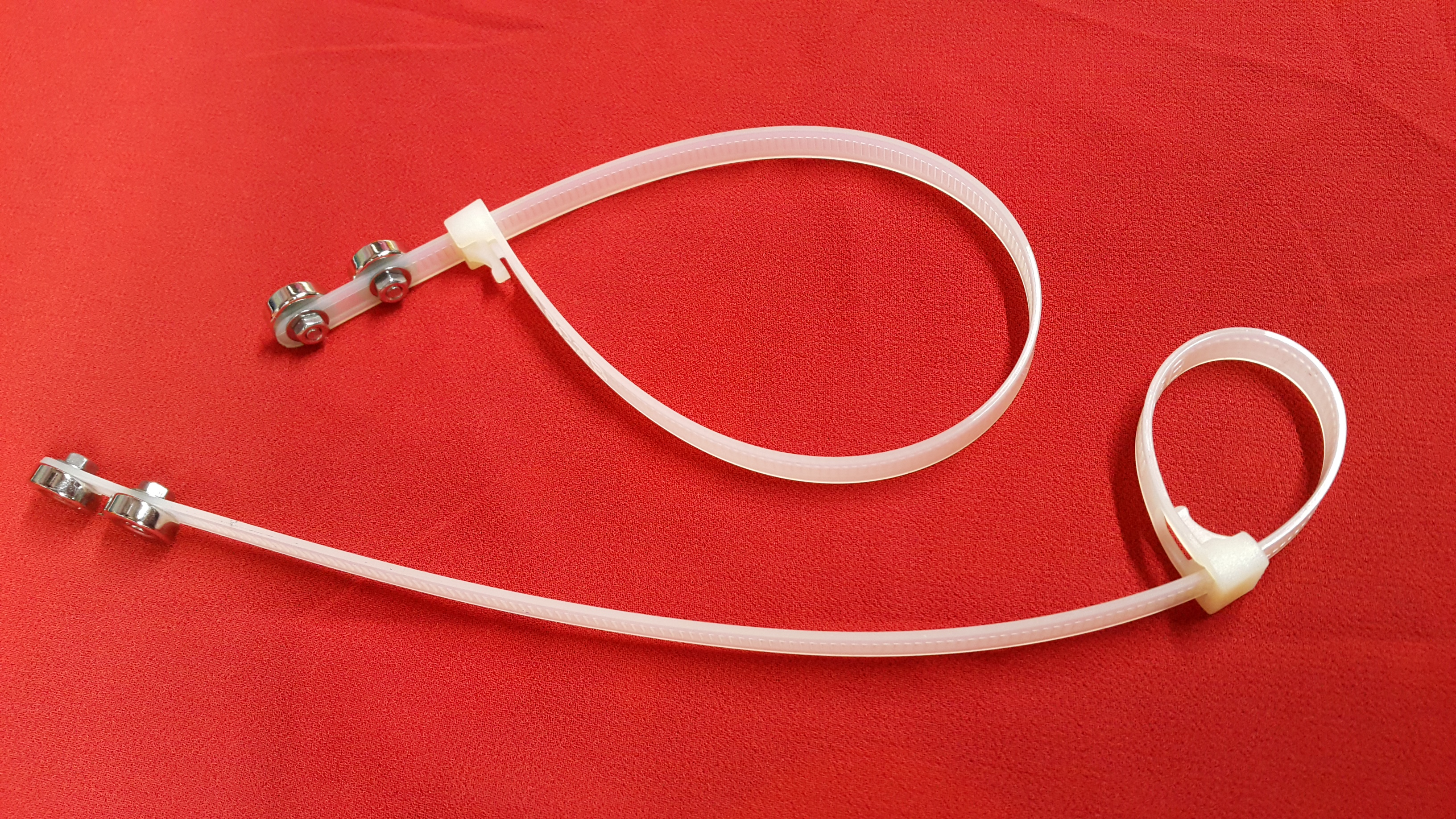 Double magnetic cable tie